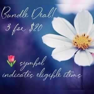 🌷 3 for $20 bundle deal!